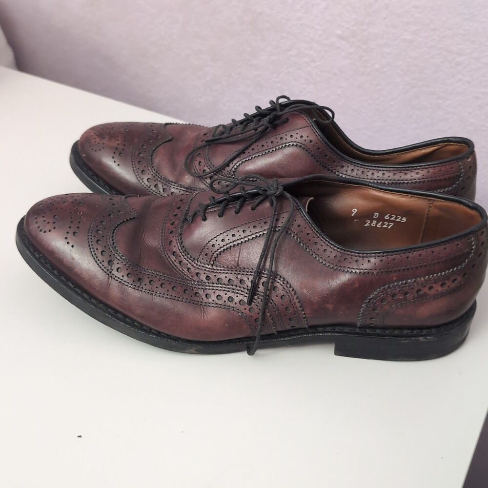 Allen Edmonds Mcallister Wingtip Oxford Dress Shoe Mens Size 9 D  Retail $450